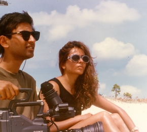 PHOTO -12 ANU MALHOTRA WITH CAMERA MAN FUWAD KHAN