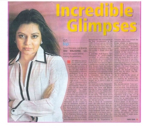 INCREDIBLE GLIMPSES